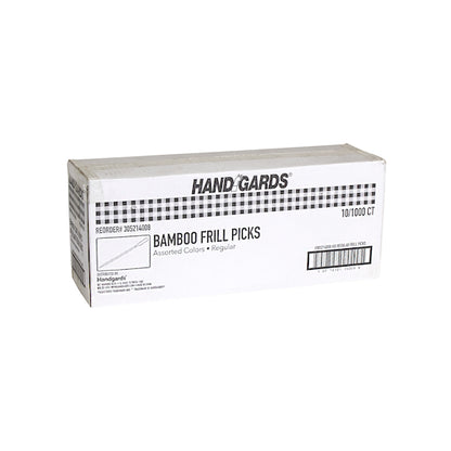 Handgards 3 Inch Frill Wood Pick, 10 x 1000 x 1000 each Case - DOT product image 3