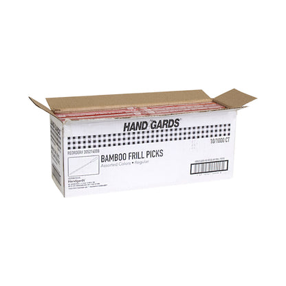 Handgards 3 Inch Frill Wood Pick, 10 x 1000 x 1000 each Case - DOT product image 5