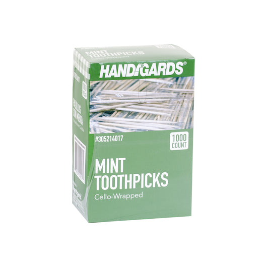 Handgards 2.5 Inch Individually Cello Wrapped Mint Toothpick, 12 x 1000 x 1000 each Case - DOT product image 2