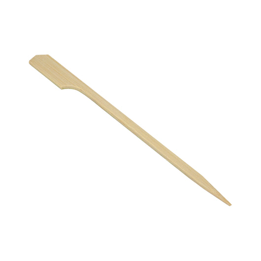 Handgards Bamboo 4.5 Inch Paddle Pick, 10 x 100 x 100 each Case - Toothpicks & Skewers