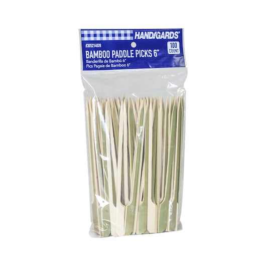 Hgi Paddle Pick Bamboo 6 Inch Paddle Pick, 10 x 100 x 100 each Case - DOT product image 2