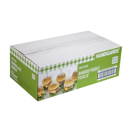 Hgi Paddle Pick Bamboo 6 Inch Paddle Pick, 10 x 100 x 100 each Case - DOT product image 4