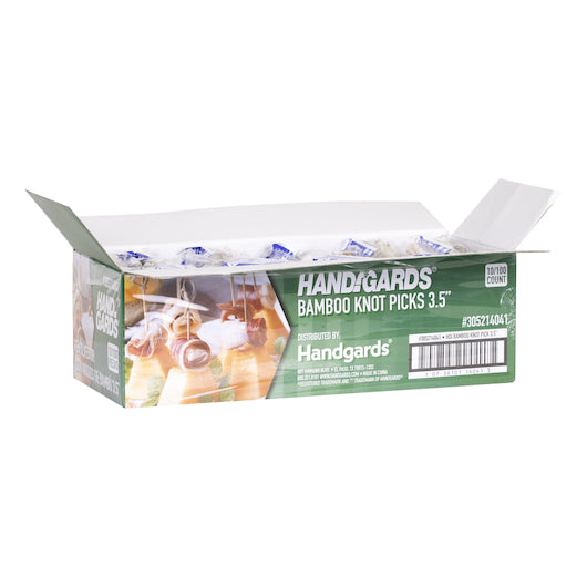Handgards 3.5 Inch Knot Bamboo Wood Pick, 10 x 100 x 100 each Case - DOT product image 5