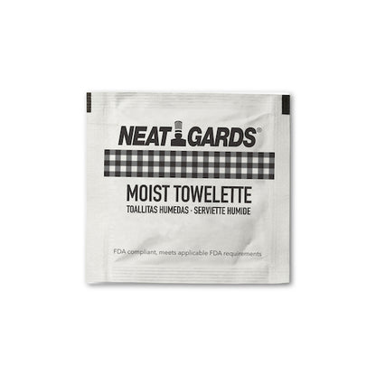 Handgards Moist Towlettes 6 Inch X 5 Inch Moist Towelette, 1 x 1000 x 1000 each Case - Janitorial Supplies