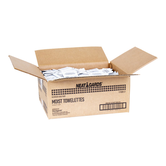 Handgards Moist Towlettes 6 Inch X 5 Inch Moist Towelette, 1 x 1000 x 1000 each Case - DOT product image 4