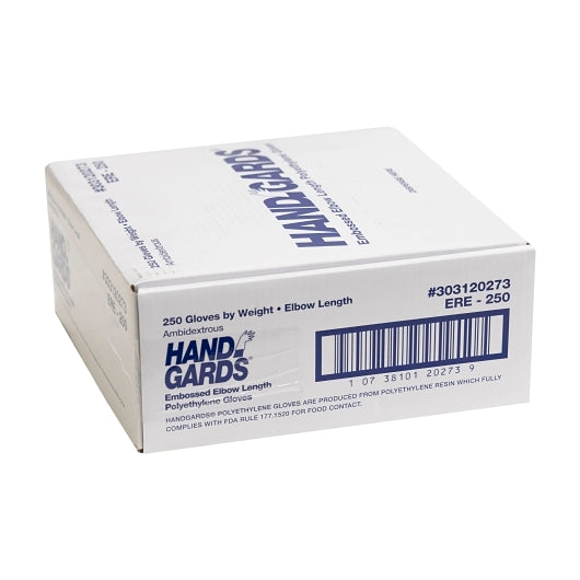 Glove (Poly Disposable Embossed Elbow Length Powder Free Polyethylene Glove, 1 x 250 x 250 each Case - DOT product image 8