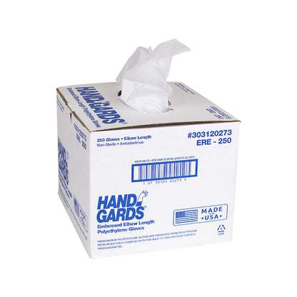 Glove (Poly Disposable Embossed Elbow Length Powder Free Polyethylene Glove, 1 x 250 x 250 each Case - DOT product image 5