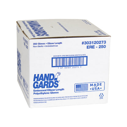 Glove (Poly Disposable Embossed Elbow Length Powder Free Polyethylene Glove, 1 x 250 x 250 each Case - DOT product image 7