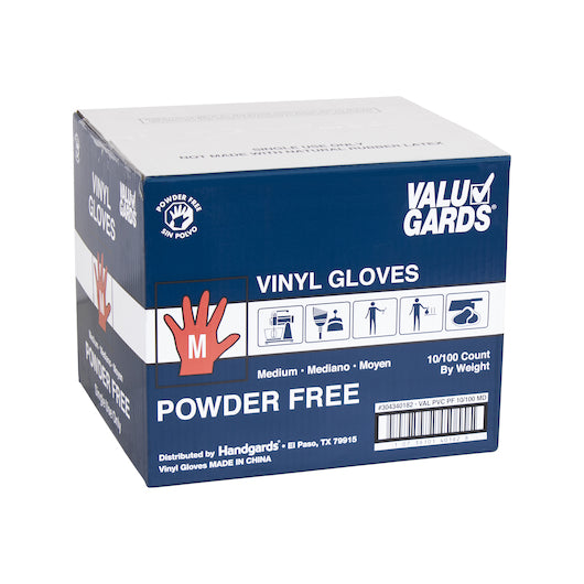 Valugards Foodservice Vinyl Powder Free Medium Glove, 10 x 100 x 100 each Case - DOT product image 3