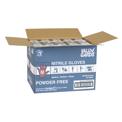 Valugards Nitrile White Powder Free Medium Glove, 10 x 100 x 100 each Case - DOT product image 5