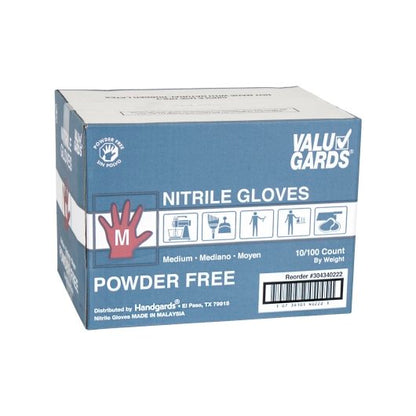 Valugards Nitrile White Powder Free Medium Glove, 10 x 100 x 100 each Case - DOT product image 7