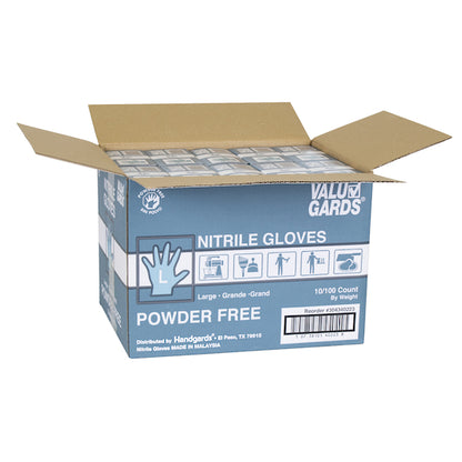 Valugards Nitrile White Powder Free Large Glove, 10 x 100 x 100 each Case - DOT product image 5