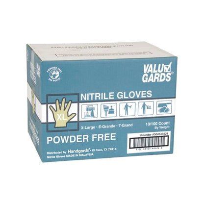 Valugards Nitrile White Powder Free Extra Large Glove, 10 x 100 x 100 each Case - DOT product image 7