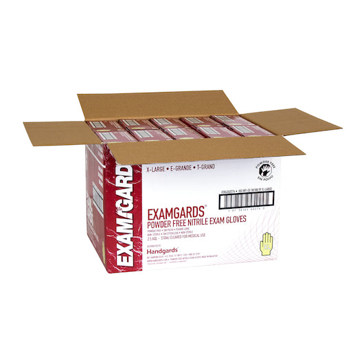 Examgards Nitrile Blue Powder Free Non-Sterile Exam Extra Large Glove, 10 x 100 x 100 each Case - DOT product image 8
