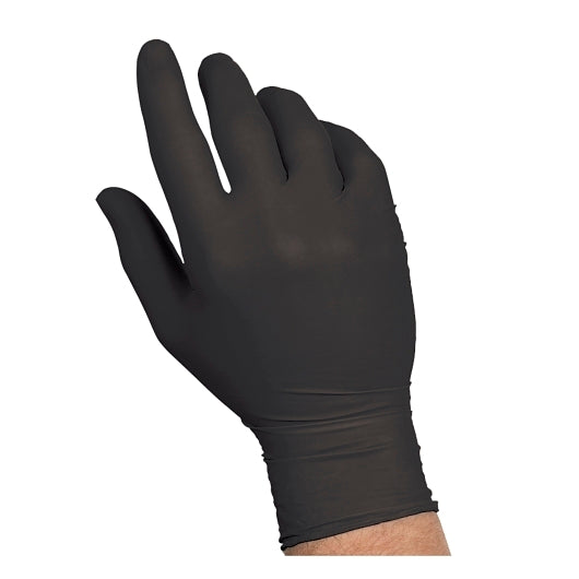 Handgards NaturalFit Nitrile Black Powder Free Small Glove, 10 x 100 x 100 each Case - DOT product image 3