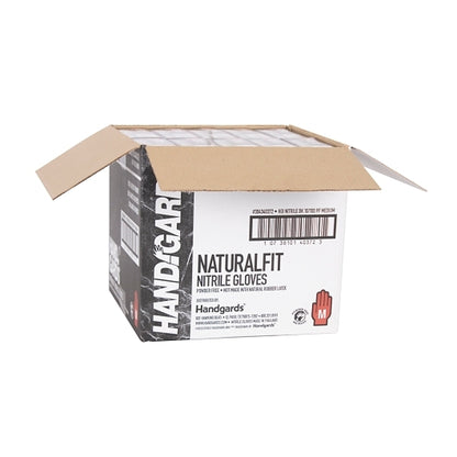 Handgards NaturalFit Nitrile Black Powder Free Medium Glove, 10 x 100 x 100 each Case - DOT product image 5
