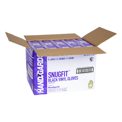 Handgards Disposable Vinyl Black Powder Free Extra Large Gloves, 10 x 100 x 100 each Case - DOT product image 5