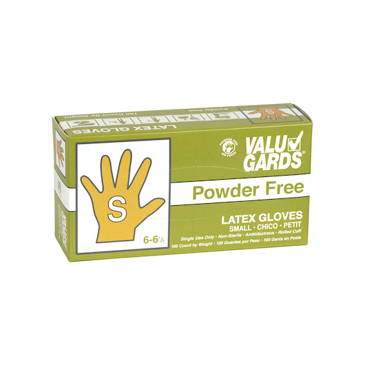 Handgards Eclipse Value Latex Powder Free Small Glove, 10 x 100 x 100 each Case - Disposables