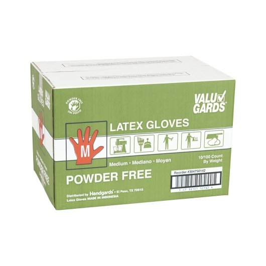 Handgards Eclipse Value Latex Powder Free Medium Gloves, 10 x 100 x 100 each Case - DOT product image 3