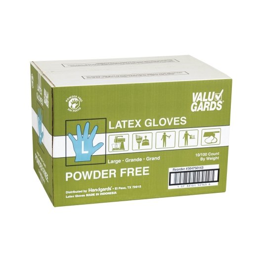 Handgards Eclipse Value Latex Powder Free Large Glove, 10 x 100 x 100 each Case - DOT product image 3