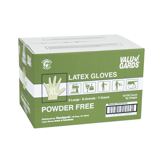 Handgards Eclipse Value Valugard Latex Powder Free Extra Large Glove, 10 x 100 x 100 each Case - DOT product image 2