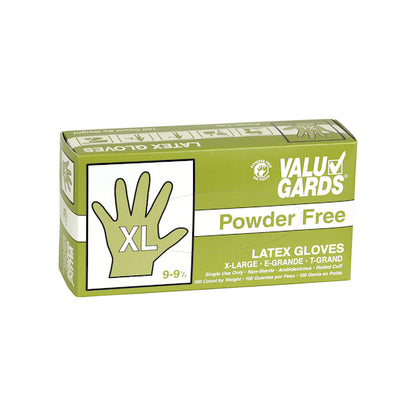 Handgards Eclipse Value Valugard Latex Powder Free Extra Large Glove, 10 x 100 x 100 each Case - Disposables