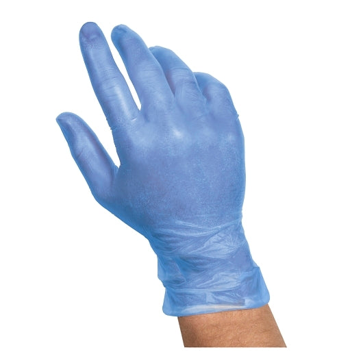 Handgards Extra Large Vinyl Blue Powder Free Extra Large Glove, 10 x 100 x 100 each Case - DOT product image 3