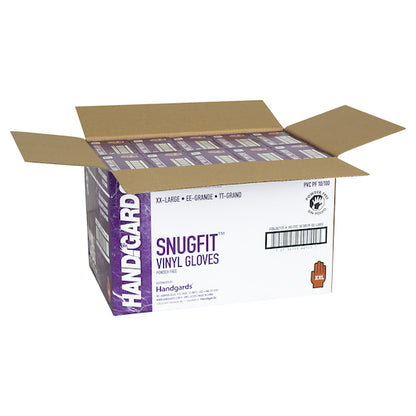 Handgards Snugfit Vinyl Powder Free XX-Large Glove, 10 x 100 x 100 each Case - DOT product image 4