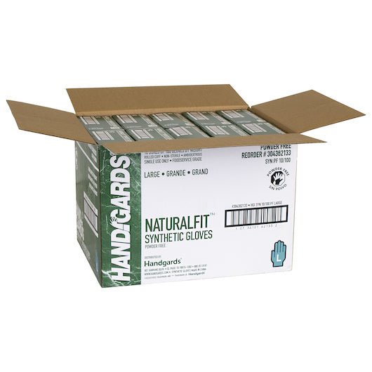 Handgards NaturalFit Synthetic Powder Free Latex Free Large Glove, 10 x 100 x 100 each Case - DOT product image 5
