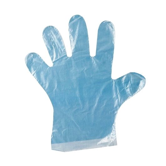 Handgards Quickserve Poly QuickServe Blue One Size Fits All Glove, 20 x 50 x 50 each Case - DOT product image 2