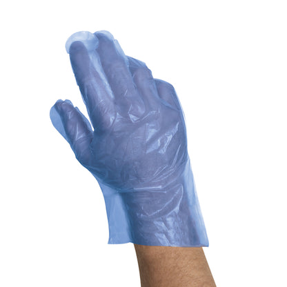 Handgards Quickserve Poly QuickServe Blue One Size Fits All Glove, 20 x 50 x 50 each Case - DOT product image 4