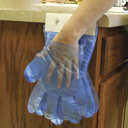 Handgards Quickserve Poly QuickServe Blue One Size Fits All Glove, 20 x 50 x 50 each Case - DOT product image 3