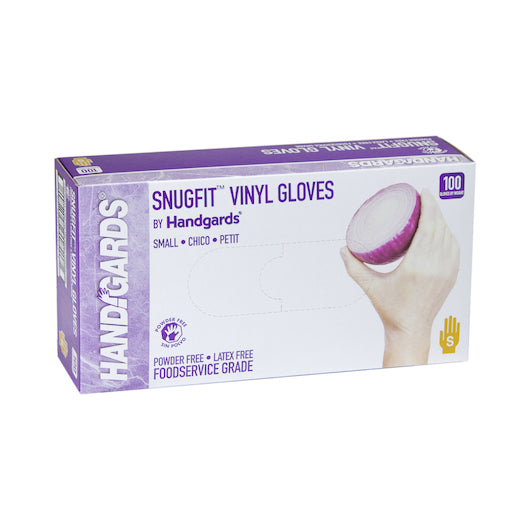 Glove (Poly Vinyl Snugfit Vinyl Powder Free Small Glove, 4 x 100 x 100 each Case - Disposables