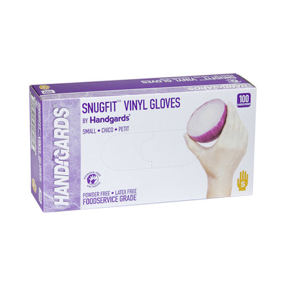 Glove (Poly Vinyl Snugfit Vinyl Powder Free Small Glove, 4 x 100 x 100 each Case - Disposables