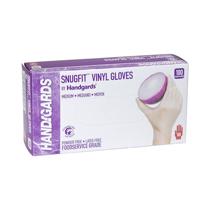 Glove (Poly Vinyl Snugfit Vinyl Powder Free Medium Glove, 4 x 100 x 100 each Case - Disposables