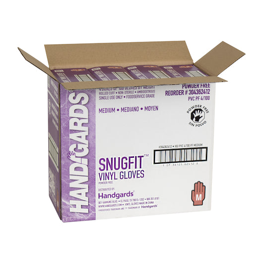 Glove (Poly Vinyl Snugfit Vinyl Powder Free Medium Glove, 4 x 100 x 100 each Case - DOT product image 4