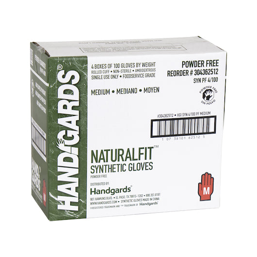 Glove (NaturalFit Synthetic Naturalfit Synthetic Powder Free Medium Glove, 4 x 100 x 100 each Case - DOT product image 6
