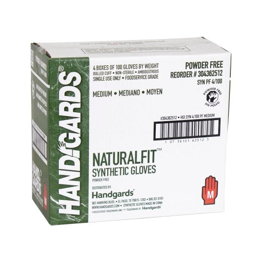 Glove (NaturalFit Synthetic Naturalfit Synthetic Powder Free Medium Glove, 4 x 100 x 100 each Case - DOT product image 7