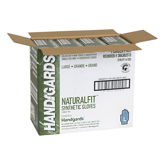 Glove (NaturalFit Synthetic Naturalfit Synthetic Powder Free Large Glove, 4 x 100 x 100 each Case - DOT product image 5