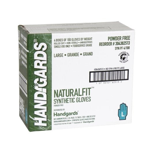 Glove (NaturalFit Synthetic Naturalfit Synthetic Powder Free Large Glove, 4 x 100 x 100 each Case - DOT product image 7