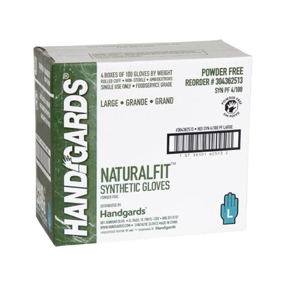 Glove (NaturalFit Synthetic Naturalfit Synthetic Powder Free Large Glove, 4 x 100 x 100 each Case - DOT product image 7
