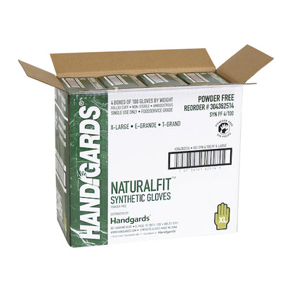 Handgards Naturalfit Synthetic Powder Free Extra Large Glove, 4 x 100 x 100 each Case - DOT product image 5
