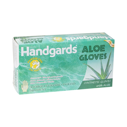 Handgards Synthetic With Aloe Powder Free Extra Large Gloves, 4 x 100 x 100 each Case - Disposables