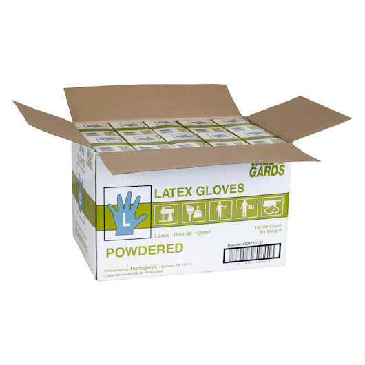 Handgards Eclipse Value Latex Powdered Large Glove, 10 x 100 x 100 each Case - DOT product image 3