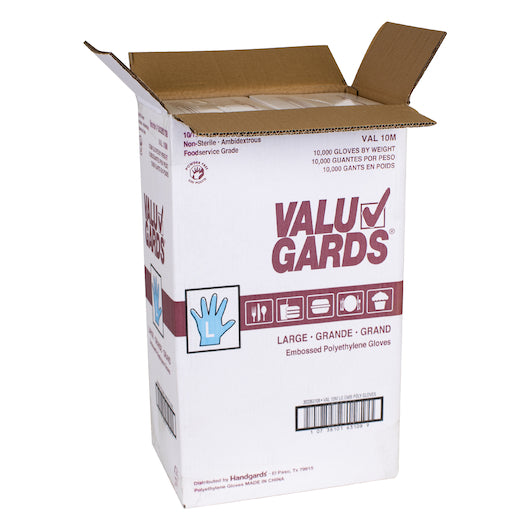 Glove Poly Clear DISPOSABLE LOOSE FITTING POLY CLEAR PF Large GLOVES, 10 x 10 x 100 each Case - DOT product image 6