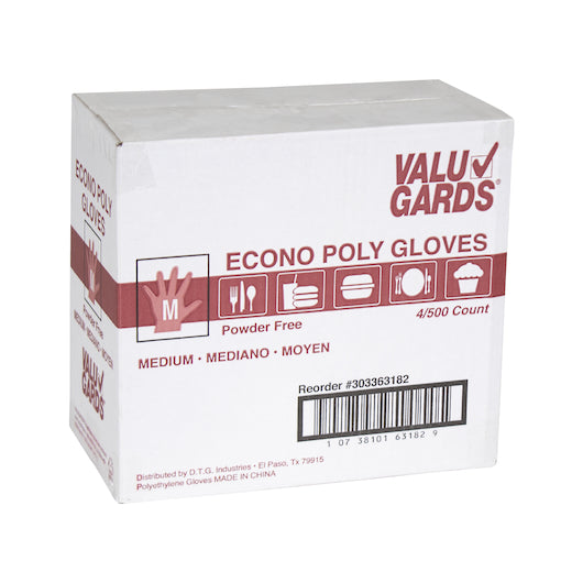Valugards Poly Medium Glove, 4 x 500 x 500 each Case - DOT product image 6