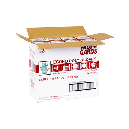 Handgards Value Line Poly Large Glove, 4 x 500 x 500 each Case - DOT product image 5
