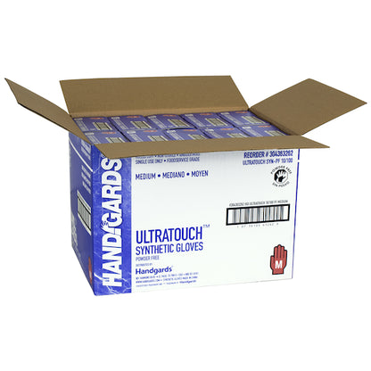 Handgards Ultratouch Synthetic Powder Free Medium Glove, 10 x 100 x 100 each Case - DOT product image 5