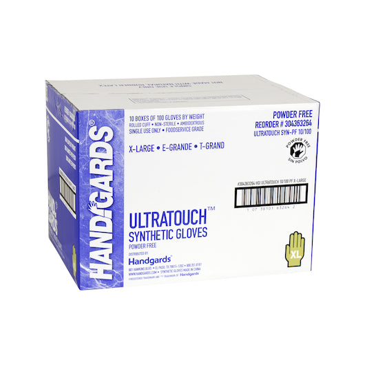 Handgards Ultratouch Synthetic Powder Free Extra Large Glove, 10 x 100 x 100 each Case - DOT product image 7