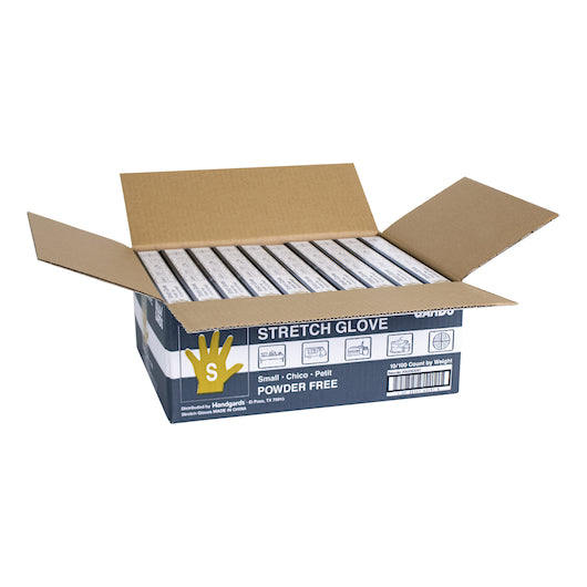 Valugards Poly Stretch Clear Small Glove, 10 x 100 x 100 each Case - DOT product image 5
